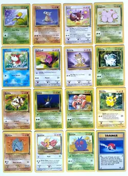 Pokemon TCG - Vintage WOTC - Jungle Complete Common Set (16 Cards) - NM-LP - Image 1