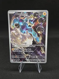 Pokemon TCG Thundurus IR Black Bolt Promo Black Star Card NM - Image 1