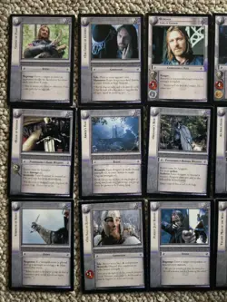 Lord Of The Rings TCG Series 1 The Fellowship Of The Ring Gondor RARES 12 CARDS - Image 2
