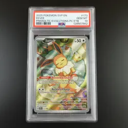 PSA 10 Eevee SVP 173 Pokemon Center Promo Prismatic Evolutions ETB Graded Card - Image 1
