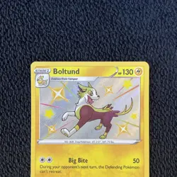 Boltund SV040/SV122 - Shining Fates - Shiny Holo Rare - Pokemon Card TCG -NM - Image 2