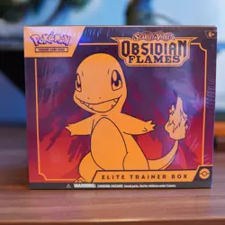 Scarlet & Violet Obsidian Flames ETB Elite Trainer Box Pokemon Cards New Sealed - Image 1