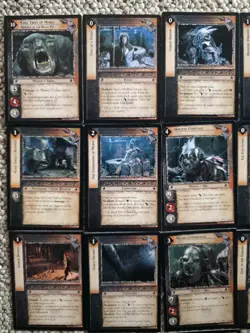 Lord Of The Rings TCG Series 1 The Fellowship Of The Ring MORIA RARES 16 CARDS - Image 1