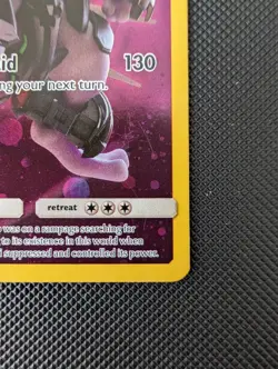 Pokemon Card - SM228 Armored Mewtwo Sun & Moon Black Star Promo Cosmos Holo - Image 3