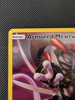 Pokemon Card - SM228 Armored Mewtwo Sun & Moon Black Star Promo Cosmos Holo - Image 5