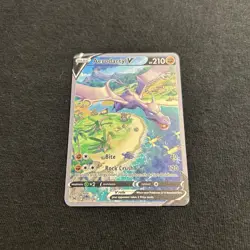 🦖Gold Metal Aerodactyl V ALT ART 180/196 Fan Card Collectible/Gift/Display🦖 - Image 1