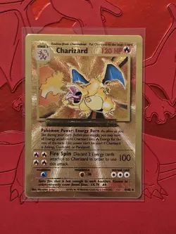 Pokemon TCG Charizard Celebrations Classic Collection Metal Card - Image 1