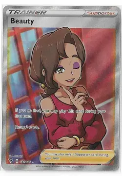Beauty - 181/185 - Pokemon Vivid Voltage Sword & Shield Full Art Rare Card NM - Image 1