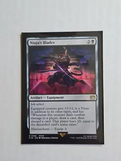 Ninja's Blades - Final Fantasy - NM - MTG Magic - Rare - Artifact - Image 1
