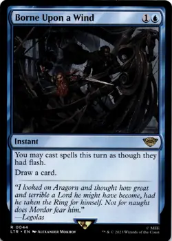 MTG Borne Upon a Wind (044) | NM | Lord of the Rings {LTR} - Image 1