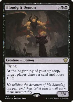 MTG Bloodgift Demon [Starter Commander Decks] Near Mint Magic - Image 1