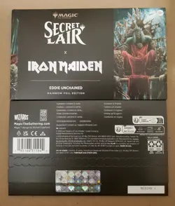 Secret Lair x Iron Maiden Eddie Unchained Foil and Non-Foil Edition IN HAND - Image 2