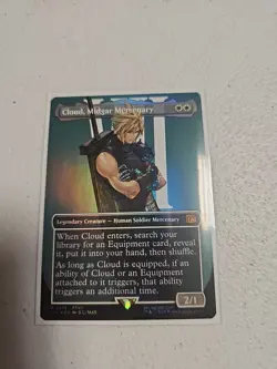 Cloud, Midgar Mercenary (Borderless) Final Fantasy Foil - Image 1