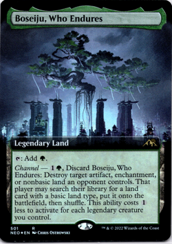 Boseiju, Who Endures Extended Art FOIL NM MTG - Image 1