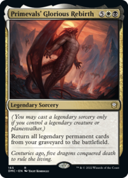 1 x Primevals' Glorious Rebirth - Commander: Dominaria United - NM-Mint - MTG - Image 1