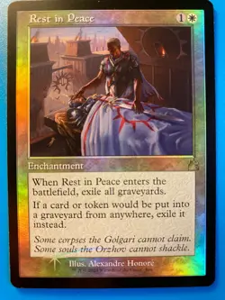 MTG 1x FOIL RETRO Rest in Peace 446 Ravnica Remastered Magic the Gathering x1 NM - Image 1