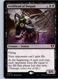 Archfiend of Despair M Commander Masters 137 NM - Image 1