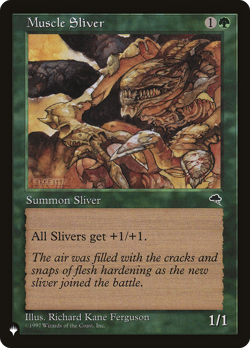 Muscle Sliver #238 | Near Mint | The List Magic MTG - Image 1