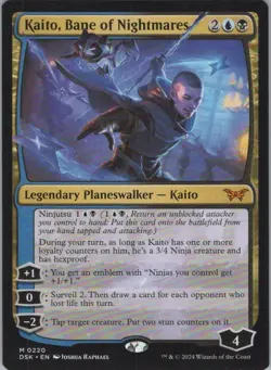 Kaito, Bane of Nightmares M Duskmourn: House of Horror 220 NM - Image 1