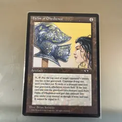Helm of Obedience Alliances MTG NM - Image 1