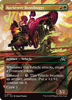 Rocketeer Boostbuggy (Borderless) [Aetherdrift] Magic MTG - Image 1