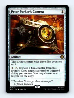 #171 2025 Marvel's Spider-Man = Peter Parker's Camera Rare - Image 1