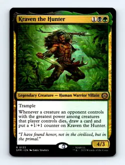 #133 2025 Marvel's Spider-Man / Kraven the Hunter Rare - Image 1