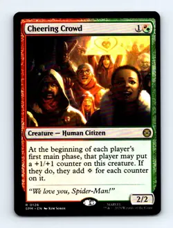#126 2025 Marvel's Spider-Man | Cheering Crowd Rare - Image 1