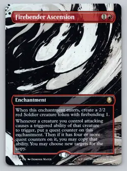 Firebdnder Ascension - Borderless - Avatar the Last Airbender - MTG - NM - Image 1