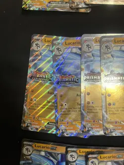 LOT OF 21 Pokemon Prismatic Evolutions Lucario EX Sam’s Club Jumbo Stamped Promo - Image 3