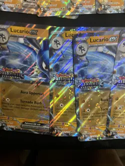LOT OF 21 Pokemon Prismatic Evolutions Lucario EX Sam’s Club Jumbo Stamped Promo - Image 4