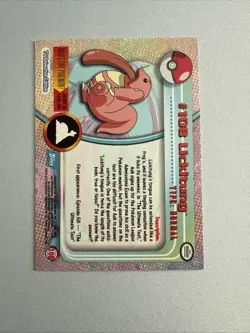 Lickitung #108 1998 Topps Pokemon - Image 2