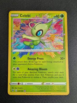 Celebi Amazing Rare 009/185 Vivid Voltage Holo Near Mint Pack Fresh Pokemon TCG - Image 1