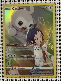 Pokemon TCG Castform Lost Origin Trainer Gallery TG11/TG30 Holo Ultra Rare NM - Image 1