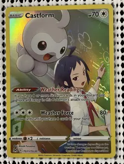 Pokemon TCG Castform Lost Origin Trainer Gallery TG11/TG30 Holo Ultra Rare NM - Image 3