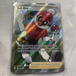Pokemon TCG Ball Guy 065/072 Sword & Shield Shining Fates Full Art - Near Mint - Image 1