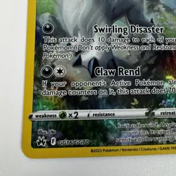 Pokemon TCG Absol GG16/GG70 SWSH Crown Zenith Galarian Gallery Full Art NM - Image 2