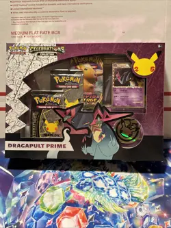 Pokemon TCG Celebrations Collection: Dragapult Prime Box (POK80938) 820650809385 - Image 1