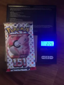 Pokemon TCG 151 Booster Pack * English * New & Sealed Very Heavy 22.8g 🔥 - Image 1