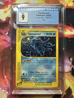 2003 Pokemon Aquapolis Tentacruel Holo Rare H26/H32 CGC Mint 9 - Image 1
