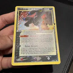 Pokemon Celebrations Umbreon Gold Star #17/17 Classic Collection (NM) - Image 1