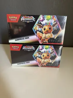 Pokemon Prismatic Evolutions Surprise box - Lot of 2 boxes. Brand New Sealed - Image 1