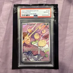 2024 POKEMON SSP EN-SURGING SPARKS ILLUSTRATION RARE #192 EXEGGCUTE PSA 10 - Image 1