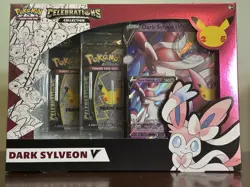 Pokemon TCG 25th Anniversary Celebrations Dark Sylveon V Collection Box - Sealed - Image 1