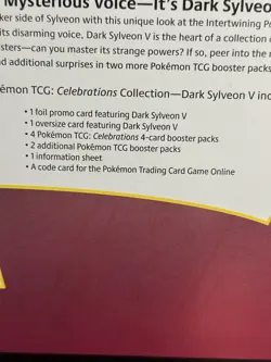 Pokemon TCG 25th Anniversary Celebrations Dark Sylveon V Collection Box - Sealed - Image 3