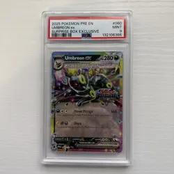 Pokemon Prismatic Umbreon ex Surprise Box 060/131 PSA 9 - Image 1