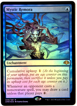 MTG Mystic Remora *FOIL* Dominaria Remastered 059/261 NM Rare - Image 1