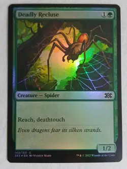 Deadly Recluse 142 Double Masters 2022 Foil Magic the Gathering - Image 1