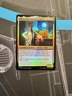 Baron Bertram Graywater Outlaws of Thunder Junction Foil Uncommon - Image 1