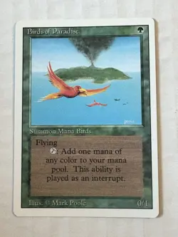 Magic The Gathering Birds of Paradise (Revised Edition) LP - Image 1